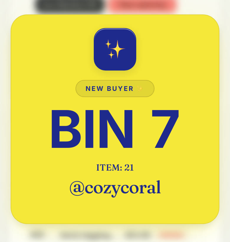 New buyer popup in the Colorful light look.